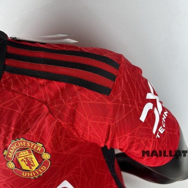 Foot Maillot Pas Cher Thailande Domicile Joueurs Maillot Manchester United 2023 2024 Rouge