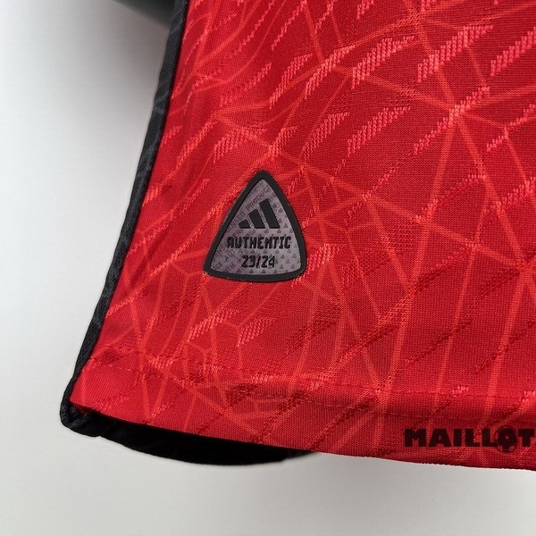 Foot Maillot Pas Cher Thailande Domicile Joueurs Maillot Manchester United 2023 2024 Rouge