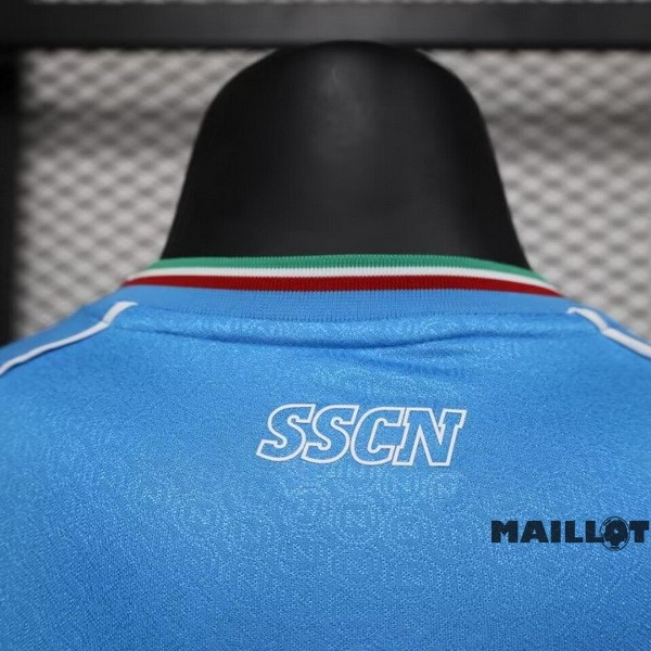 Foot Maillot Pas Cher Thailande Domicile Joueurs Maillot Napoli 2023 2024 Bleu