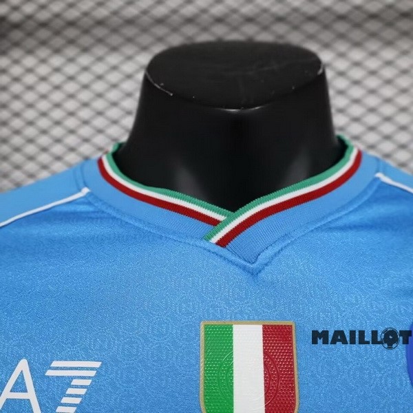 Foot Maillot Pas Cher Thailande Domicile Joueurs Maillot Napoli 2023 2024 Bleu