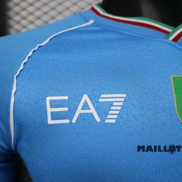 Foot Maillot Pas Cher Thailande Domicile Joueurs Maillot Napoli 2023 2024 Bleu