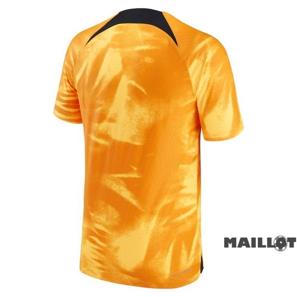 Foot Maillot Pas Cher Thailande Domicile Joueurs Maillot Pays Bas 2022 Jaune