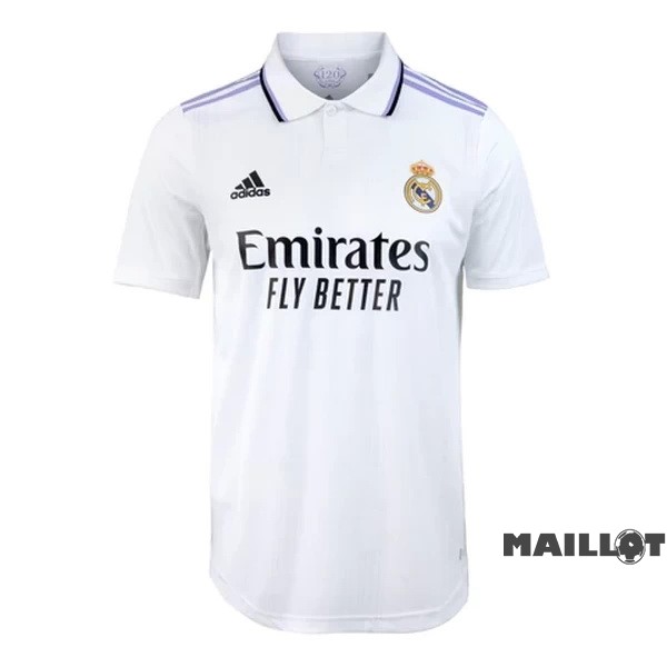 Foot Maillot Pas Cher Thailande Domicile Joueurs Maillot Real Madrid 2022 2023 Blanc