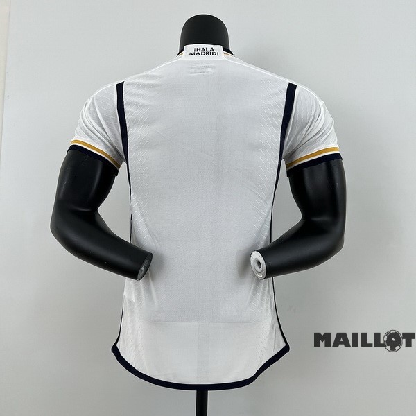Foot Maillot Pas Cher Thailande Domicile Joueurs Maillot Real Madrid 2023 2024 Blanc