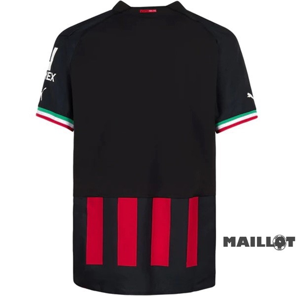 Foot Maillot Pas Cher Thailande Domicile Maillot AC Milan 2022 2023 Rouge