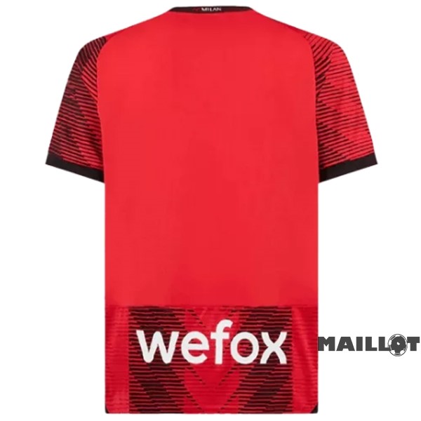 Foot Maillot Pas Cher Thailande Domicile Maillot AC Milan 2023 2024 Rouge