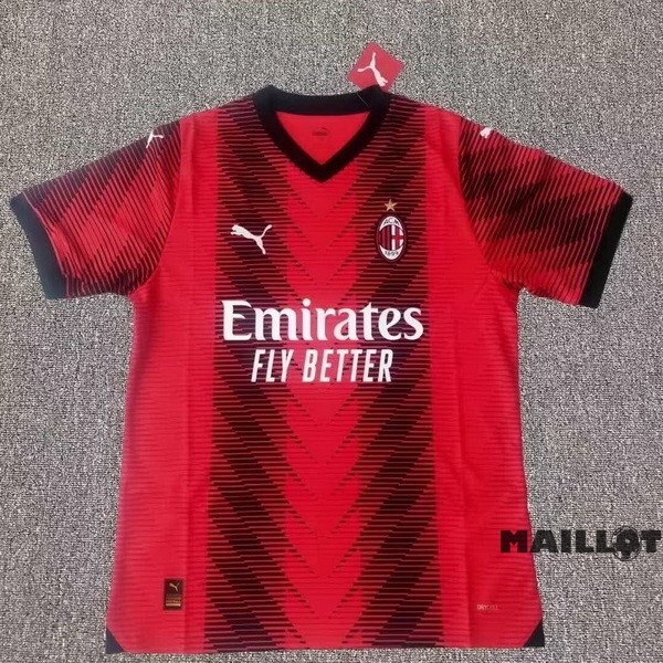 Foot Maillot Pas Cher Thailande Domicile Maillot AC Milan 2023 2024 Rouge