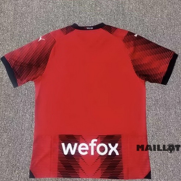 Foot Maillot Pas Cher Thailande Domicile Maillot AC Milan 2023 2024 Rouge