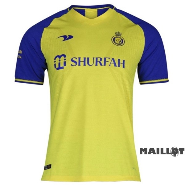 Foot Maillot Pas Cher Thailande Domicile Maillot Al Nassr 2022 2023 Jaune