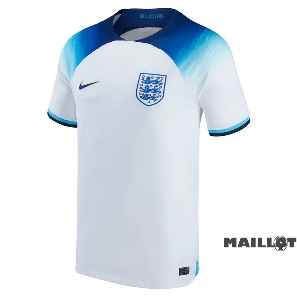 Foot Maillot Pas Cher Thailande Domicile Maillot Angleterre 2022 Blanc Bleu