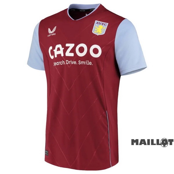 Foot Maillot Pas Cher Thailande Domicile Maillot Aston Villa 2022 2023 Rouge