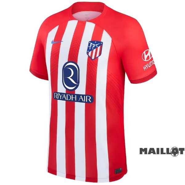 Foot Maillot Pas Cher Thailande Domicile Maillot Atlético Madrid 2023 2024 Rouge Blanc