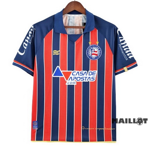 Foot Maillot Pas Cher Thailande Domicile Maillot Bahia 2022 2023 Bleu Rouge
