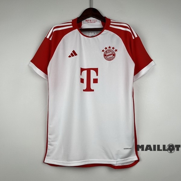 Foot Maillot Pas Cher Thailande Domicile Maillot Bayern Múnich 2023 2024 Blanc Rouge