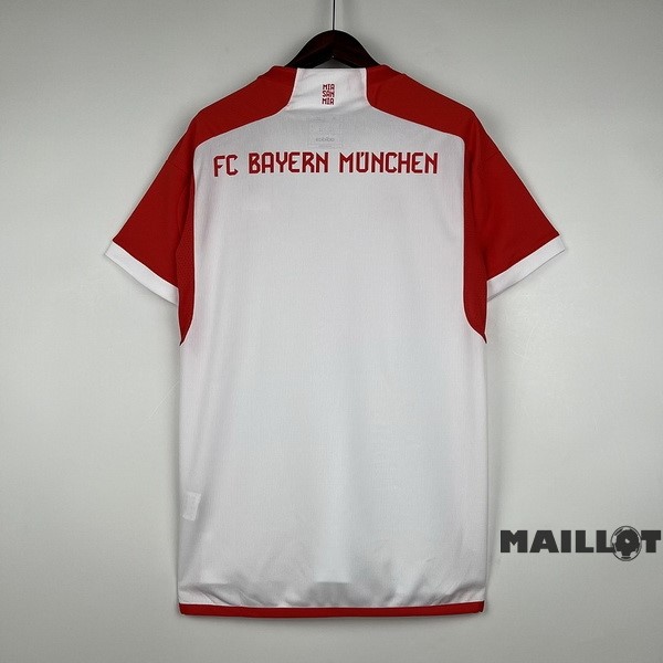 Foot Maillot Pas Cher Thailande Domicile Maillot Bayern Múnich 2023 2024 Blanc Rouge