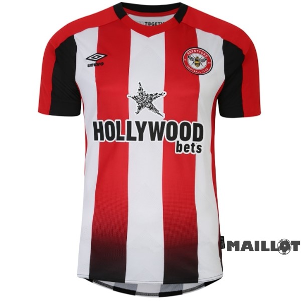 Foot Maillot Pas Cher Thailande Domicile Maillot Brentford 2023 2024 Rouge