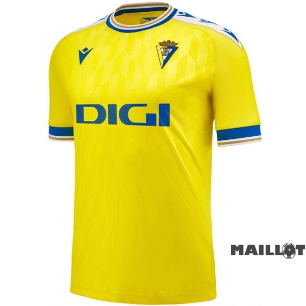 Foot Maillot Pas Cher Thailande Domicile Maillot Cádiz 2023 2024 Jaune