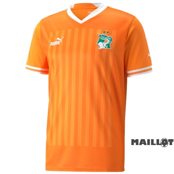 Foot Maillot Pas Cher Thailande Domicile Maillot Côte d'Ivoire 2022 Orange