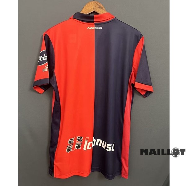 Foot Maillot Pas Cher Thailande Domicile Maillot Cagliari Calcio 2023 2024 Rouge