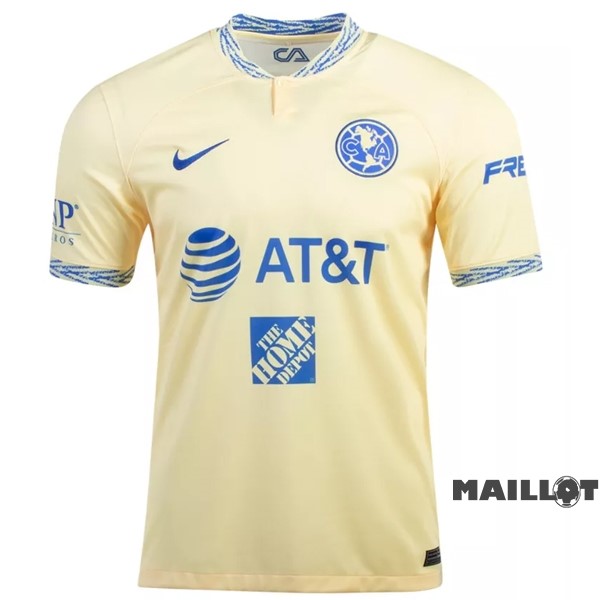 Foot Maillot Pas Cher Thailande Domicile Maillot Club América 2022 2023 Jaune