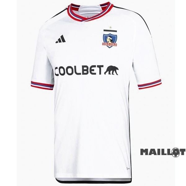 Foot Maillot Pas Cher Thailande Domicile Maillot Colo Colo 2023 2024 Blanc