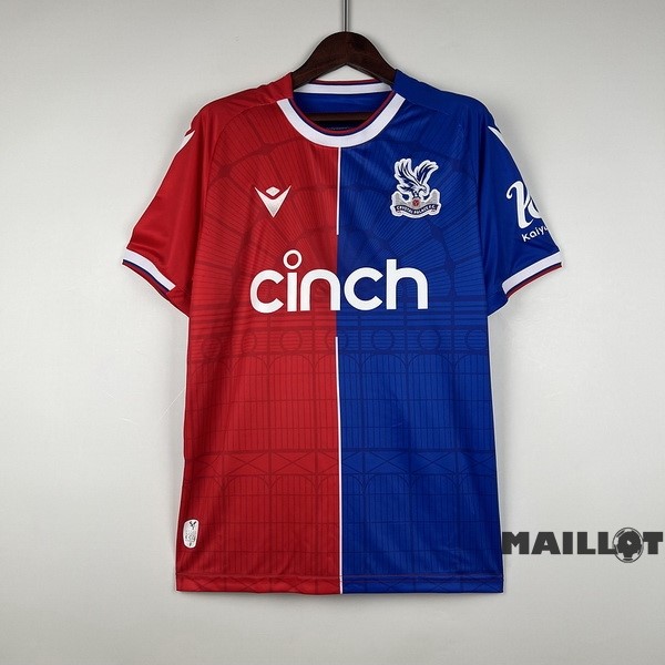 Foot Maillot Pas Cher Thailande Domicile Maillot Crystal Palace 2023 2024 Bleu Rouge