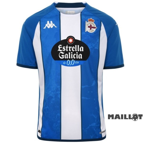 Foot Maillot Pas Cher Thailande Domicile Maillot Deportivo de La Coruna 2022 2023 Bleu