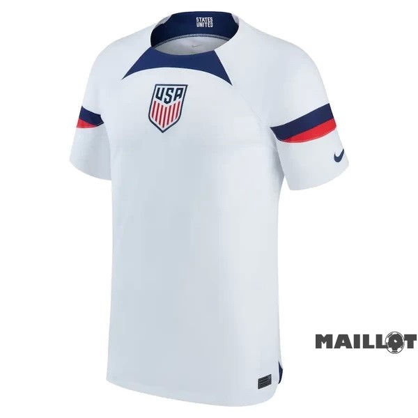 Foot Maillot Pas Cher Thailande Domicile Maillot Estados Unidos 2022 Blanc