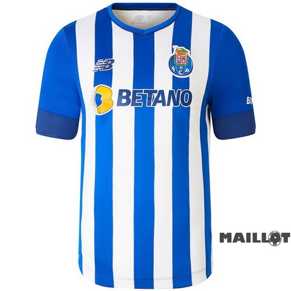 Foot Maillot Pas Cher Thailande Domicile Maillot FC Oporto 2022 2023 Blanc Bleu