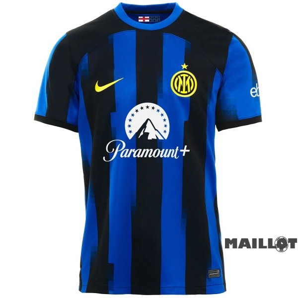 Foot Maillot Pas Cher Thailande Domicile Maillot Inter Milán 2023 2024 Bleu