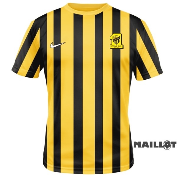 Foot Maillot Pas Cher Thailande Domicile Maillot Ittihad 2022 2023 Jaune