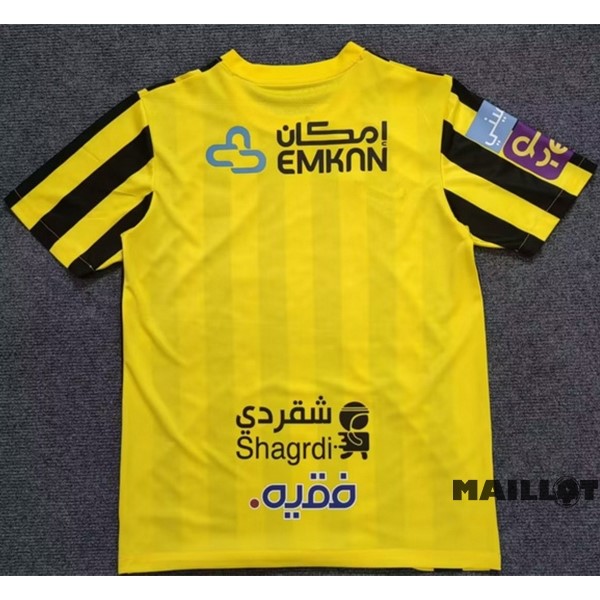 Foot Maillot Pas Cher Thailande Domicile Maillot Ittihad 2023 2024 Jaune