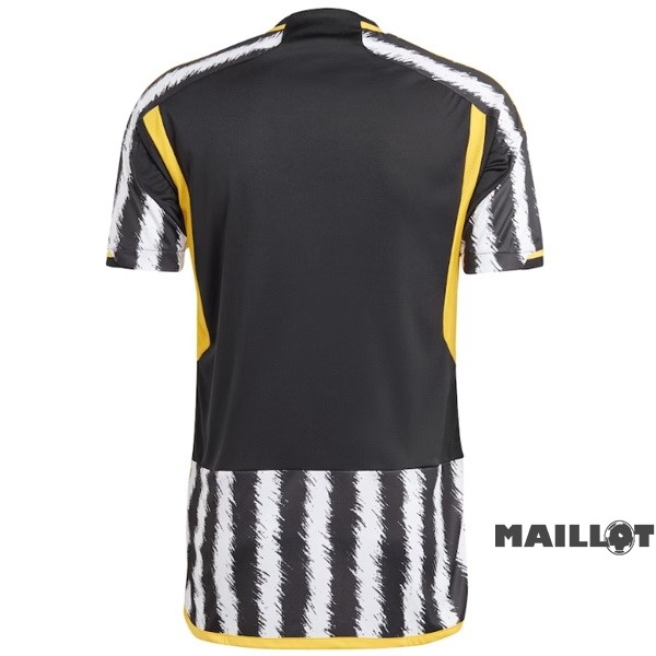 Foot Maillot Pas Cher Thailande Domicile Maillot Juventus 2023 2024 Blanc Noir
