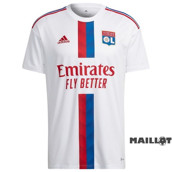 Foot Maillot Pas Cher Thailande Domicile Maillot Lyon 2022 2023 Blanc