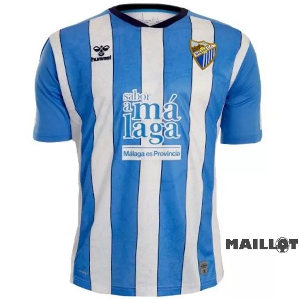 Foot Maillot Pas Cher Thailande Domicile Maillot Málaga CF 2022 2023 Bleu Blanc