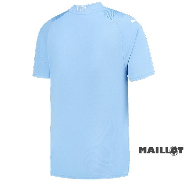 Foot Maillot Pas Cher Thailande Domicile Maillot Manchester City 2023 2024 Bleu