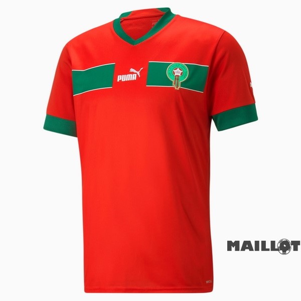 Foot Maillot Pas Cher Thailande Domicile Maillot Maroc 2022 Rouge