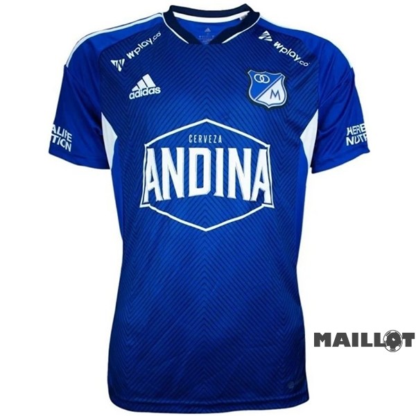 Foot Maillot Pas Cher Thailande Domicile Maillot Millonarios 2022 2023 Bleu