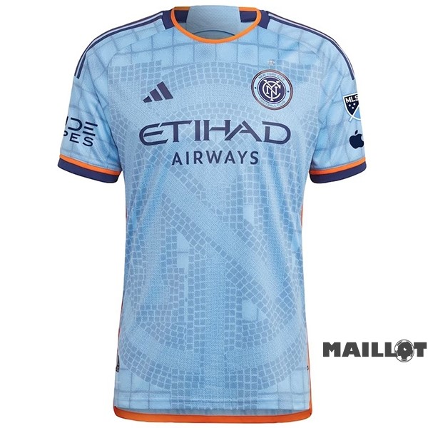 Foot Maillot Pas Cher Thailande Domicile Maillot New York City 2023 2024 Bleu
