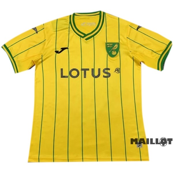 Foot Maillot Pas Cher Thailande Domicile Maillot Norwich City 2022 2023 Jaune