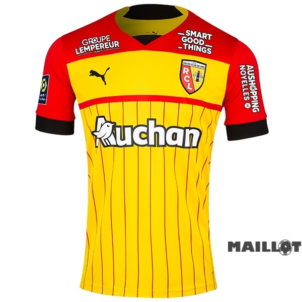 Foot Maillot Pas Cher Thailande Domicile Maillot RC Lens 2022 2023 Jaune