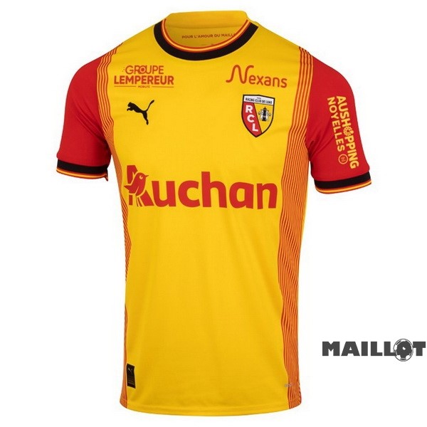 Foot Maillot Pas Cher Thailande Domicile Maillot RC Lens 2023 2024 Jaune