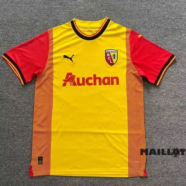 Foot Maillot Pas Cher Thailande Domicile Maillot RC Lens 2023 2024 Jaune