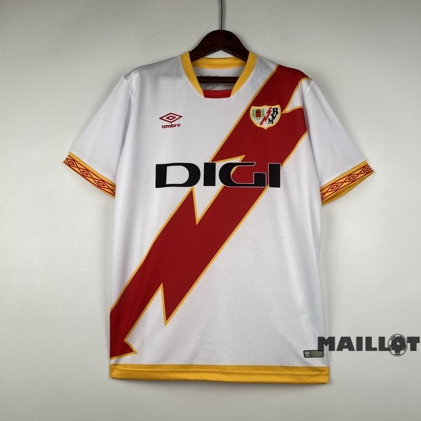 Foot Maillot Pas Cher Thailande Domicile Maillot Rayo Vallecano 2023 2024 Blanc
