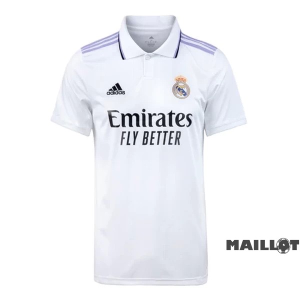 Foot Maillot Pas Cher Thailande Domicile Maillot Real Madrid 2022 2023 Blanc