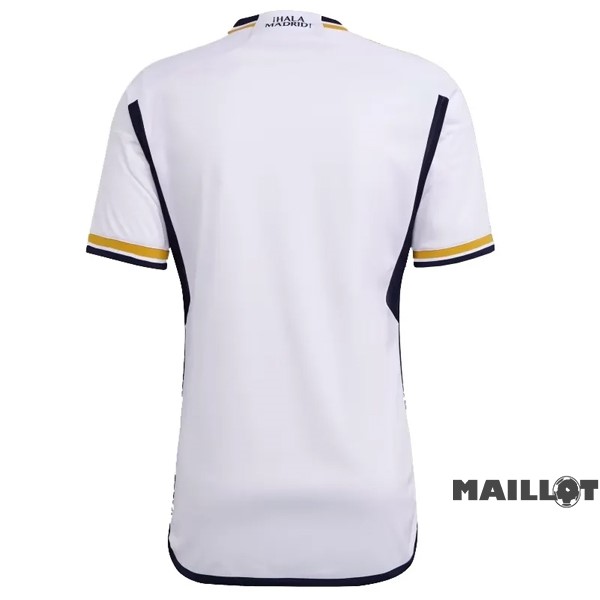 Foot Maillot Pas Cher Thailande Domicile Maillot Real Madrid 2023 2024 Blanc