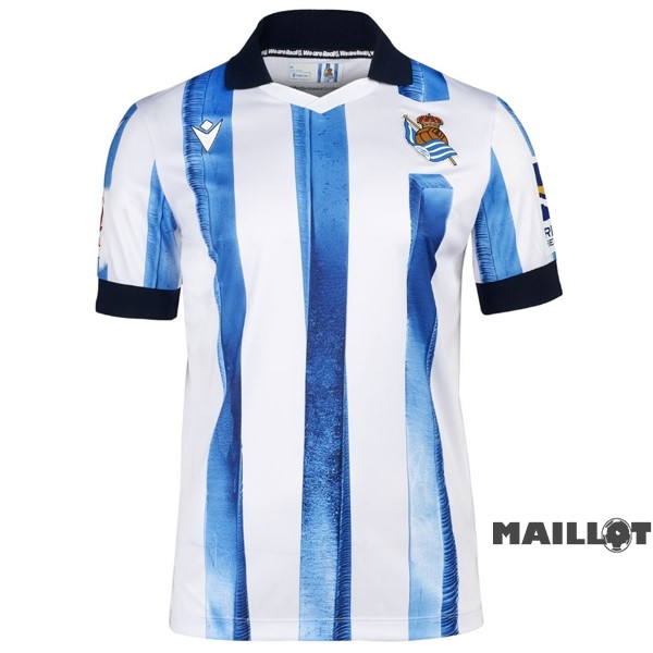 Foot Maillot Pas Cher Thailande Domicile Maillot Real Sociedad 2023 2024 Bleu