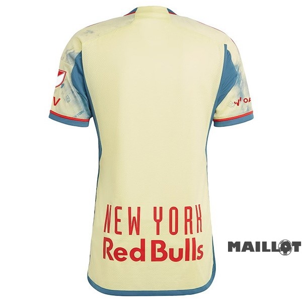 Foot Maillot Pas Cher Thailande Domicile Maillot Red Bulls 2023 2024 Jaune
