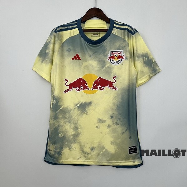 Foot Maillot Pas Cher Thailande Domicile Maillot Red Bulls 2023 2024 Jaune