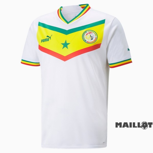 Foot Maillot Pas Cher Thailande Domicile Maillot Sénégal 2022 Blanc